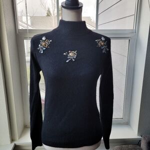 Vintage 1980's Silk/Angora Sweater | S